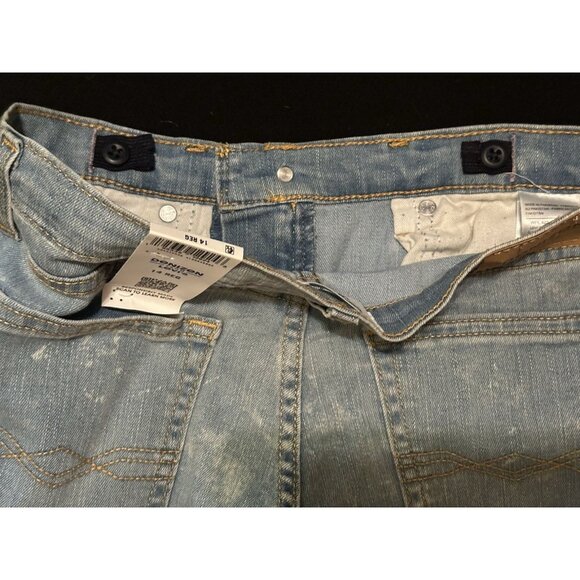 Levi's Tapered Distressed Ripped/Patched Super Flex Adjust Waist Girls 14 Jeans - Picture 8 of 16